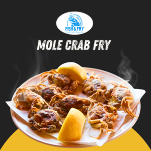mole crab fry